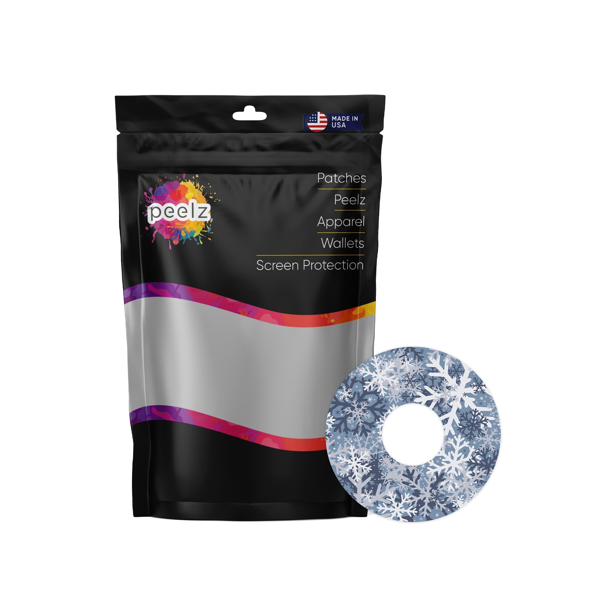 Snowy Camo Patch Tape Designed for the FreeStyle Libre 3 Plus & Lingo Snowy Camo Patch Tape Designed for the FreeStyle Libre 3 Plus & Lingo