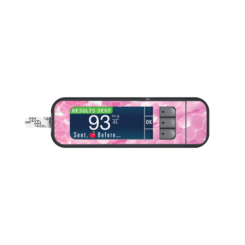 Sparkly Sequins Sticker for Bayer Contour Next Glucometer Sparkly Sequins Sticker for Bayer Contour Next Glucometer