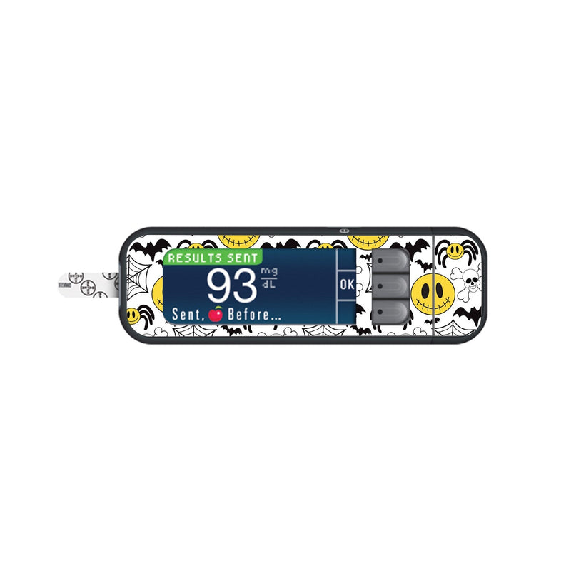 Spooky Season Sticker for Bayer Contour Next Glucometer Spooky Season Sticker for Bayer Contour Next Glucometer