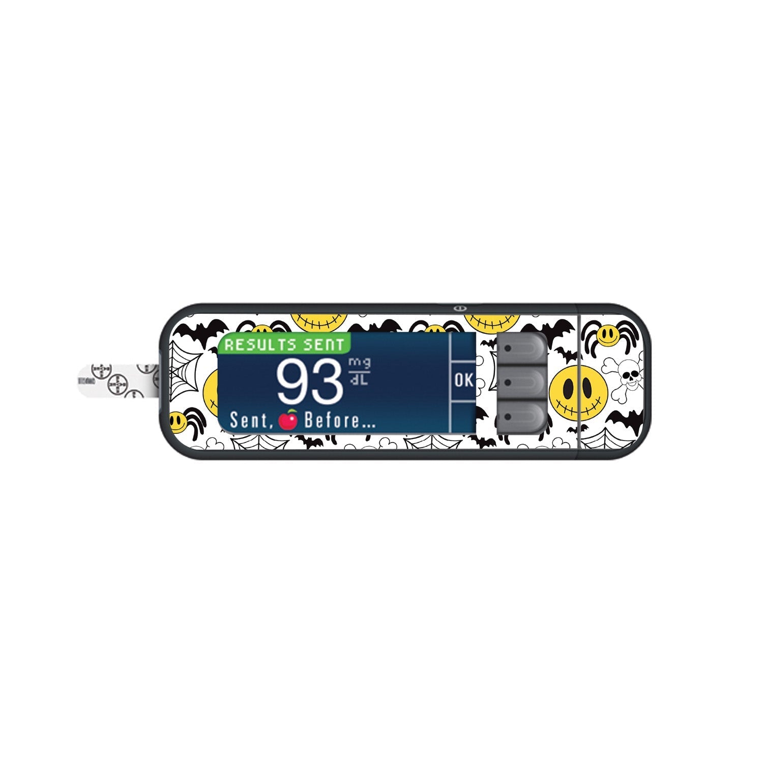 Spooky Season Sticker for Bayer Contour Next Glucometer Spooky Season Sticker for Bayer Contour Next Glucometer