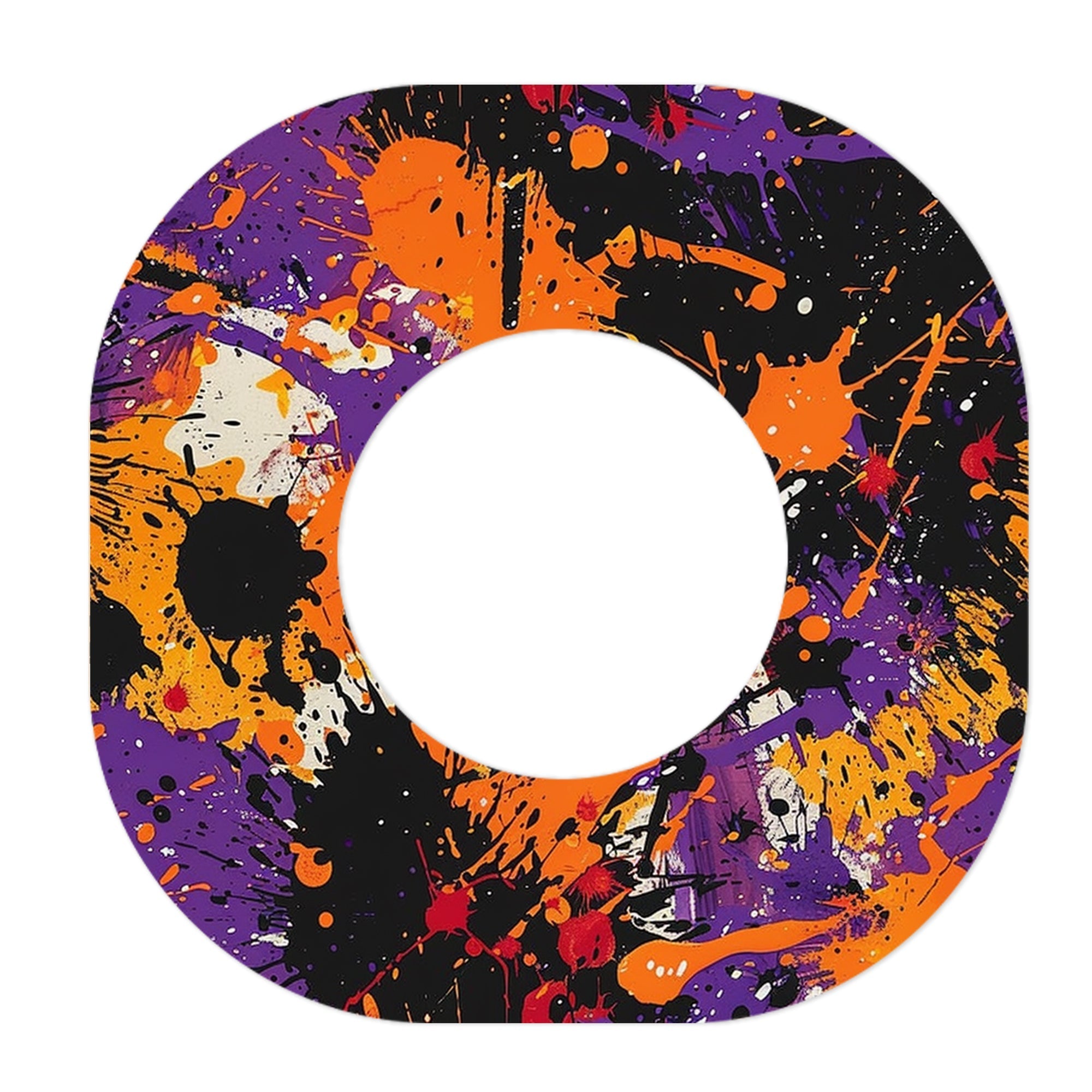 Spooky Splatter Dexcom G7 and Stelo Patch Tape - Pump Peelz Spooky Splatter Dexcom G7 and Stelo Patch Tape - Pump Peelz