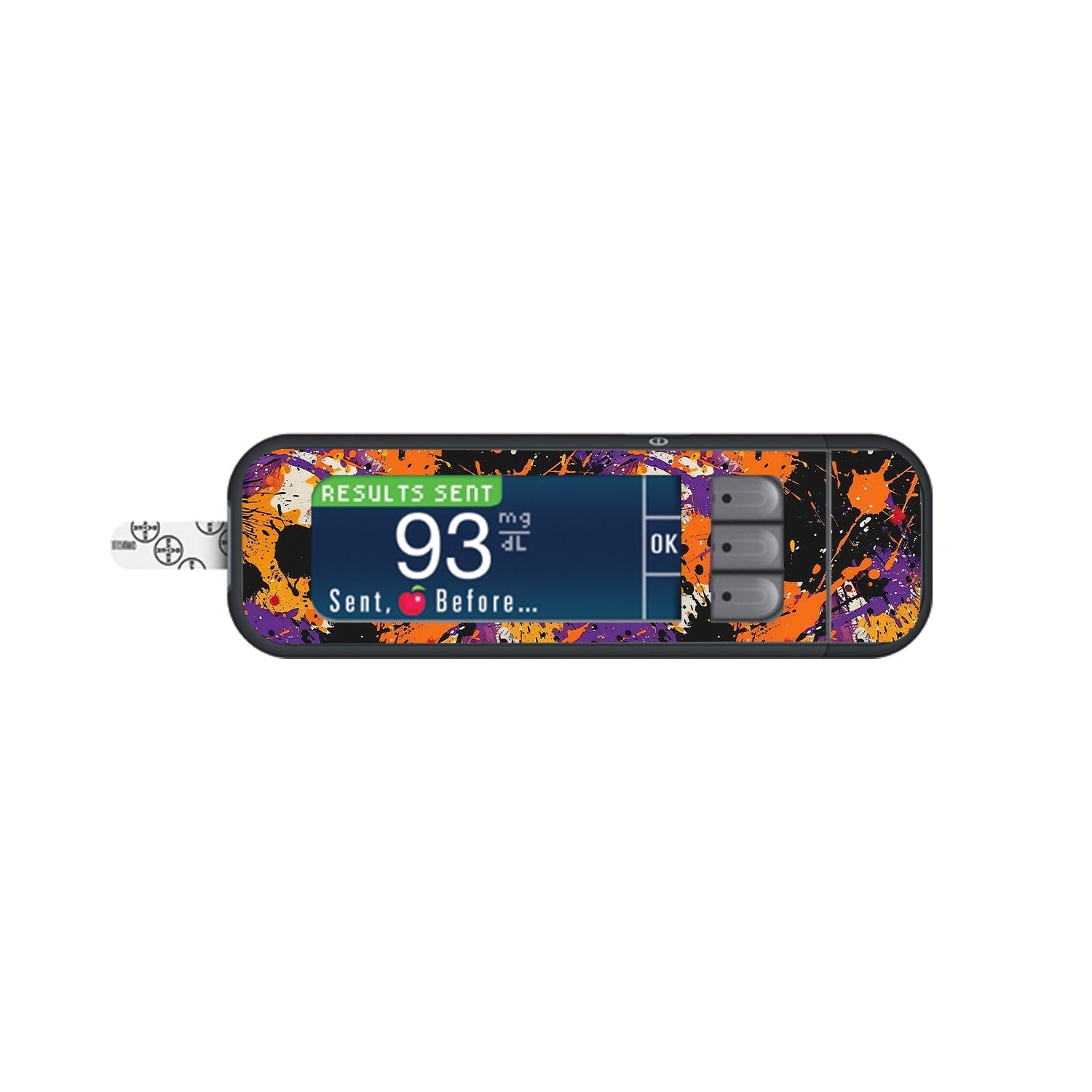 Spooky Splatter for Bayer Contour Next Glucometer Spooky Splatter for Bayer Contour Next Glucometer
