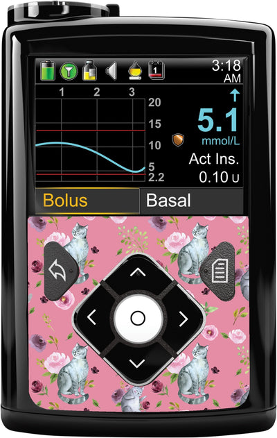 Spring Cats Sticker for Medtronic MiniMed 770G & 780G Spring Cats Sticker for Medtronic MiniMed 770G & 780G