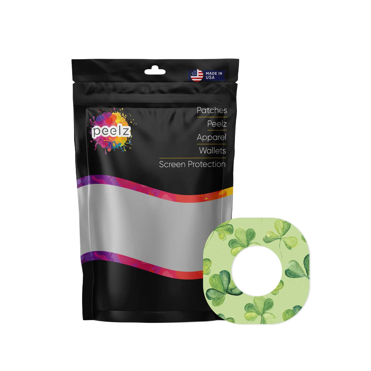 St. Patrick's Day Dexcom G7 and Stelo Patch Tape - Pump Peelz St. Patrick's Day Dexcom G7 and Stelo Patch Tape - Pump Peelz
