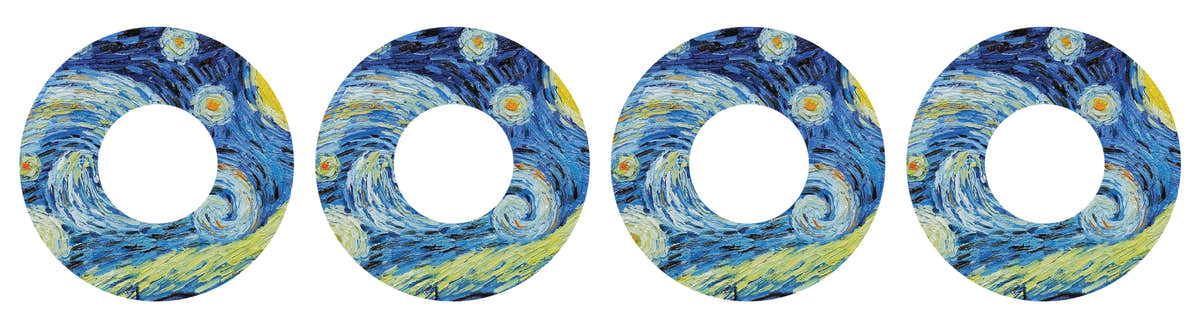 Starry Night Patch Tape Designed for the FreeStyle Libre 2 Starry Night Patch Tape Designed for the FreeStyle Libre 2