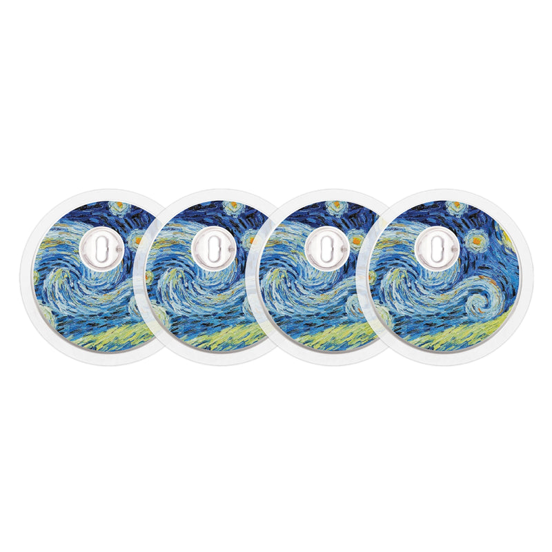 Starry Night Sticker Designed for the FreeStyle Libre 3 Plus & Lingo Sensor Starry Night Sticker Designed for the FreeStyle Libre 3 Plus & Lingo Sensor