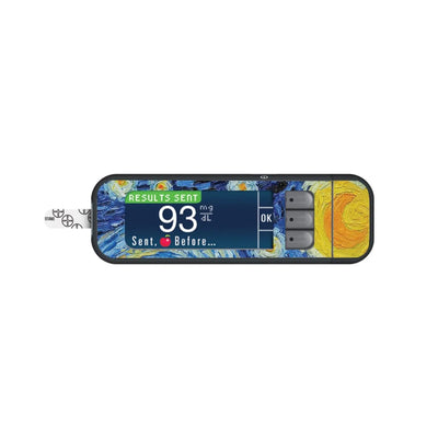 Starry Night Sticker for Bayer Contour Next Glucometer Starry Night Sticker for Bayer Contour Next Glucometer