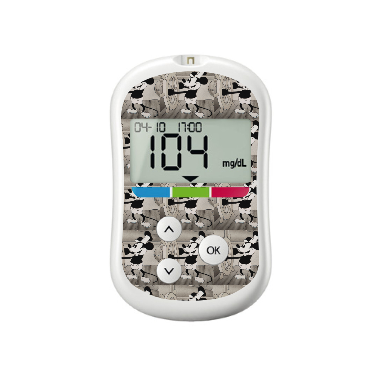 Steamboat Willie for OneTouch Verio Flex Glucometer Steamboat Willie for OneTouch Verio Flex Glucometer