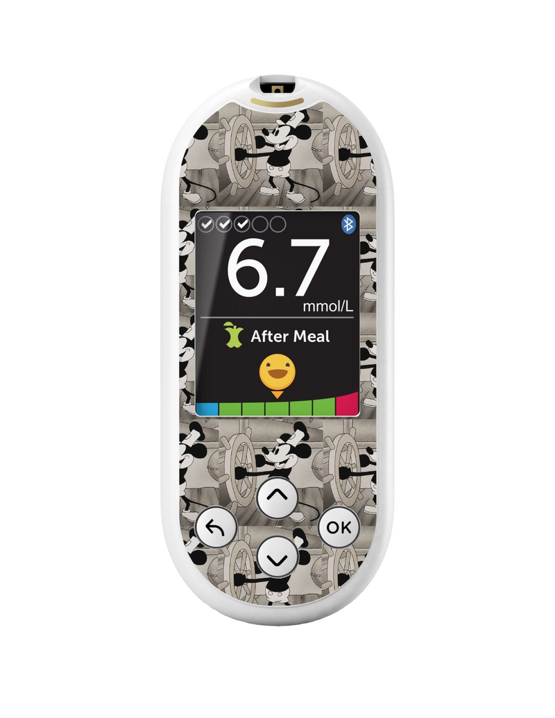 Steamboat Willie for OneTouch Verio Reflect Glucometer Steamboat Willie for OneTouch Verio Reflect Glucometer