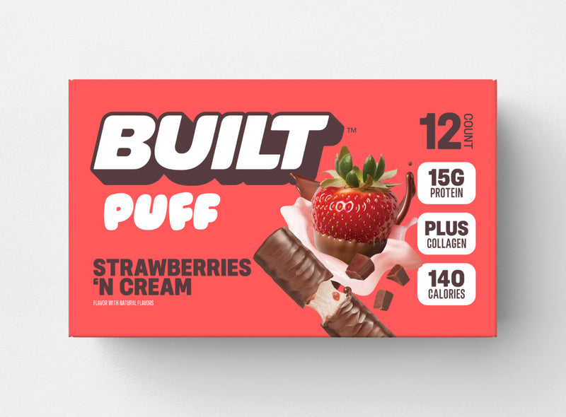 Built Puff Bars Strawberries 'N Cream Puff Built Puff Bars Strawberries 'N Cream Puff