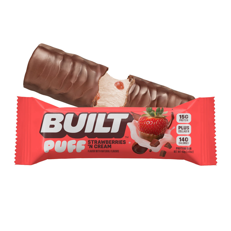 Built Puff Bars Strawberries 'N Cream Puff Built Puff Bars Strawberries 'N Cream Puff