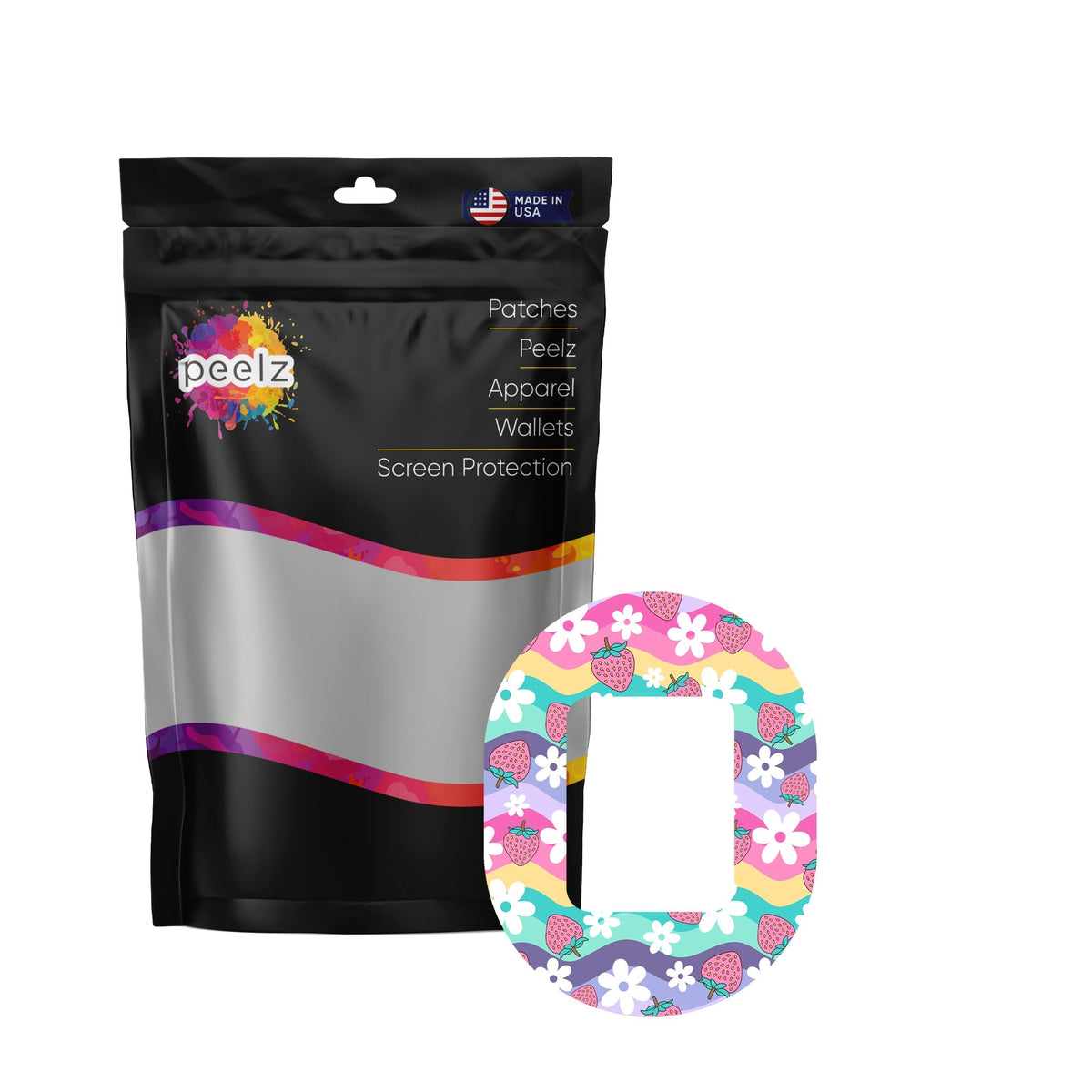 Strawberry Swing Tandem Mobi Patch Tape - Pump Peelz Strawberry Swing Tandem Mobi Patch Tape - Pump Peelz