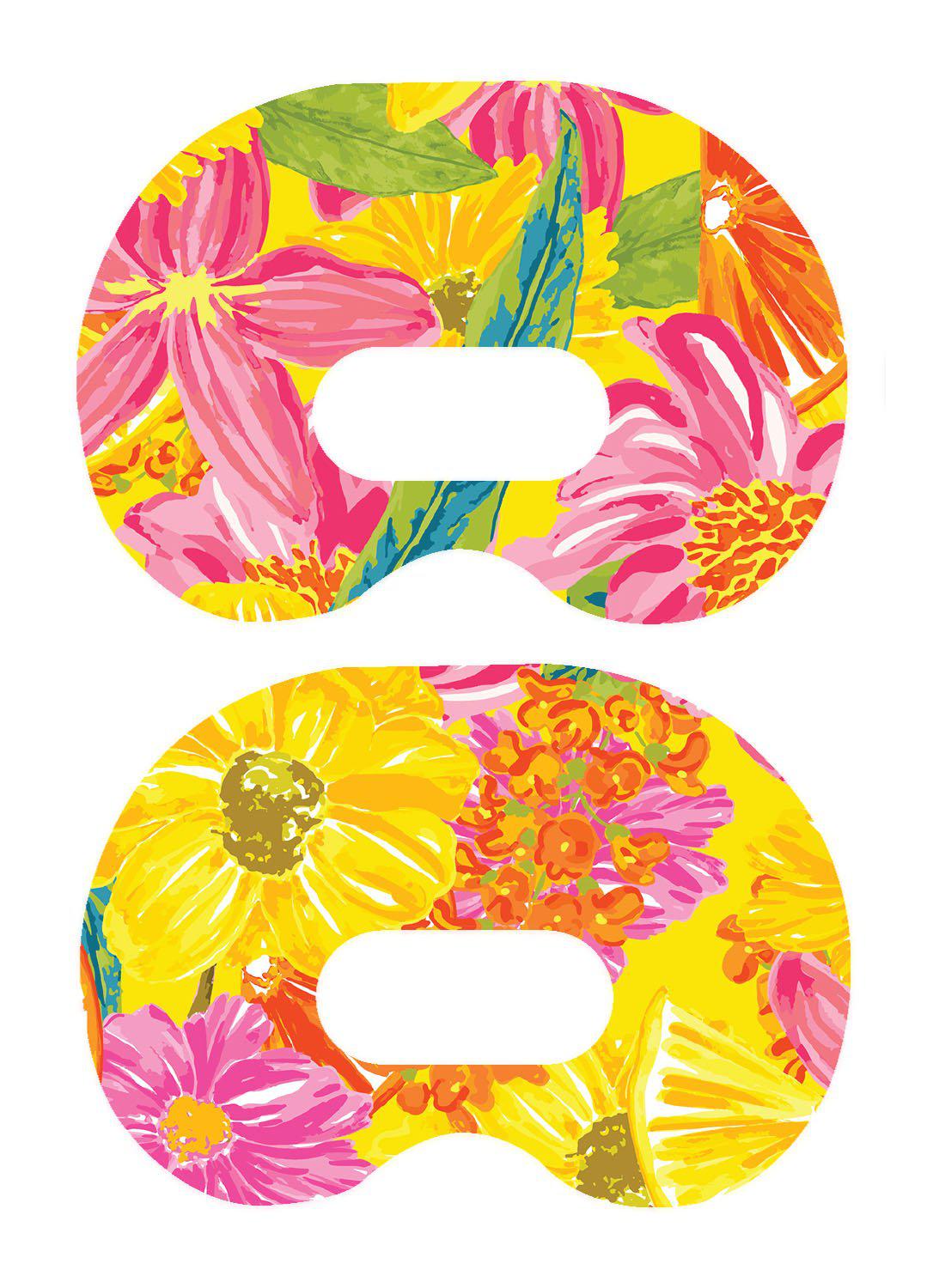 Summer Flowers Medtronic Guardian Connect Patch Tape - Pump Peelz Summer Flowers Medtronic Guardian Connect Patch Tape - Pump Peelz