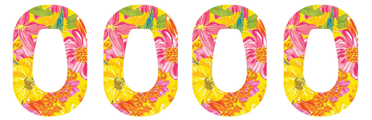 Summer Flowers Dexcom G6 Patch Tape - Pump Peelz Summer Flowers Dexcom G6 Patch Tape - Pump Peelz