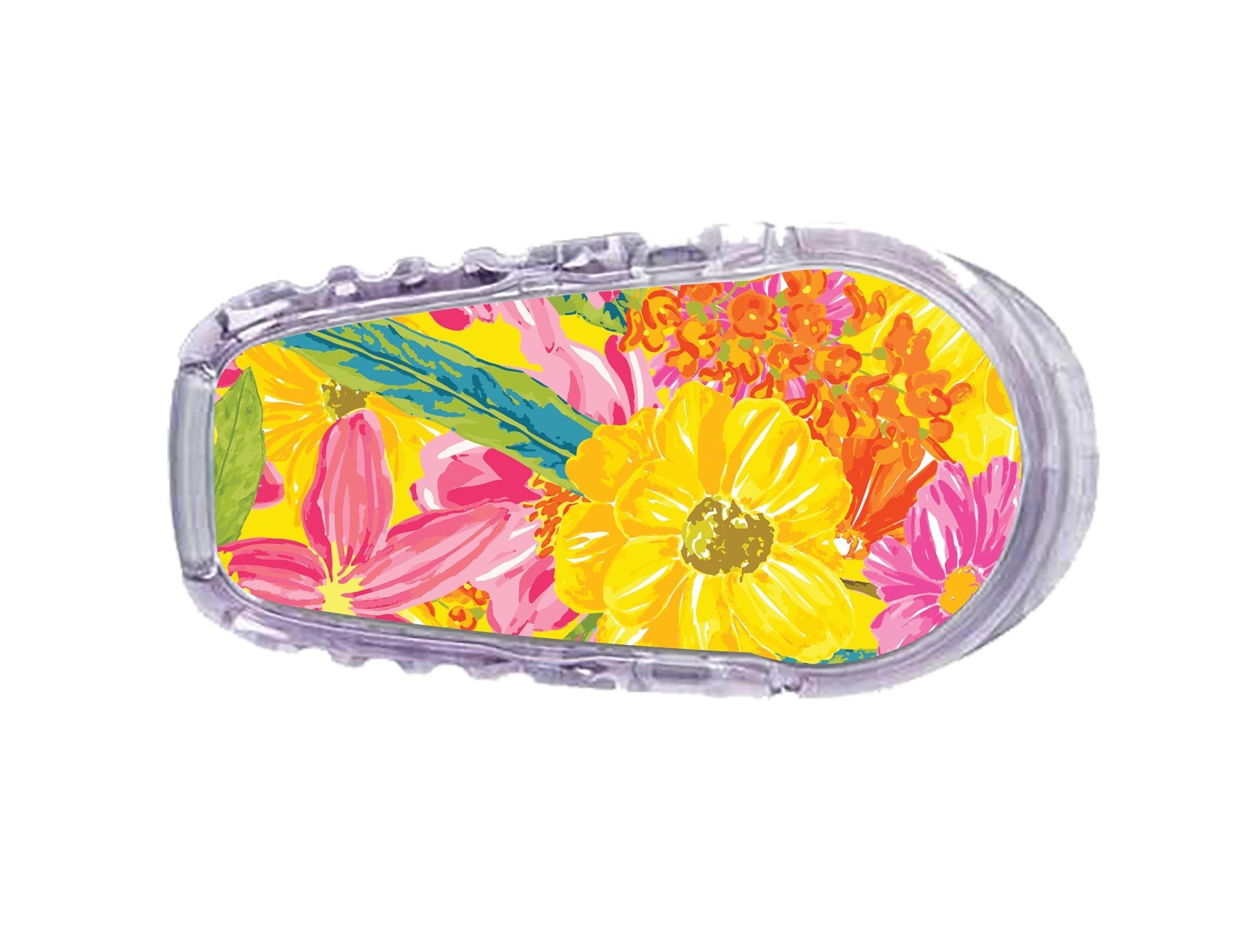 Summer Flowers Sticker Designed for the DEXCOM Transmitter Summer Flowers Sticker Designed for the DEXCOM Transmitter