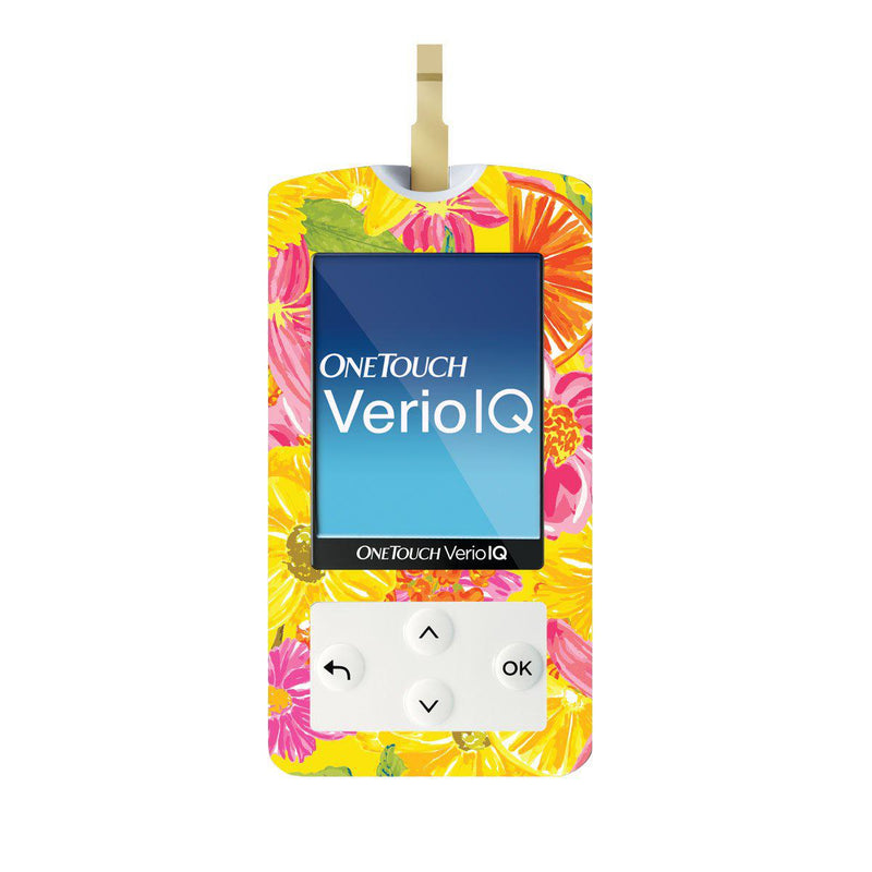 Summer Flowers for OneTouch Verio IQ Glucometer Summer Flowers for OneTouch Verio IQ Glucometer