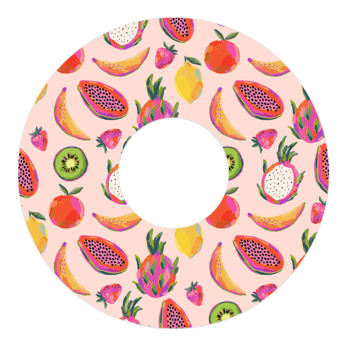 Summer Fruits Patch FreeStyle Libre 3 Plus & Lingo Patch Tape - Pump Peelz Summer Fruits Patch FreeStyle Libre 3 Plus & Lingo Patch Tape - Pump Peelz