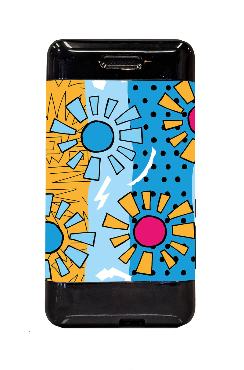 Summer Suns Sticker for Omnipod DASH® PDM – Pump Peelz Summer Suns Sticker for Omnipod DASH® PDM – Pump Peelz