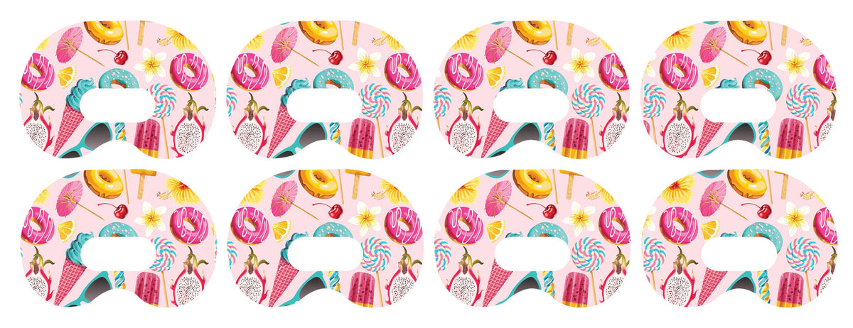 Summer Sweets Medtronic Guardian Connect Patch Tape - Pump Peelz Summer Sweets Medtronic Guardian Connect Patch Tape - Pump Peelz