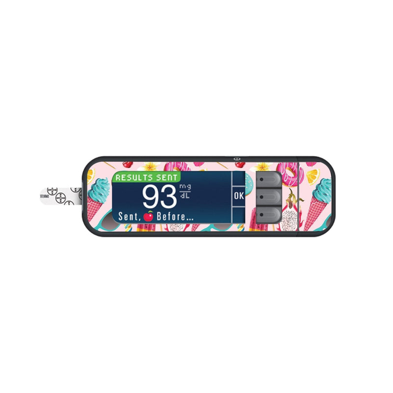 Summer Sweets Sticker for Bayer Contour Next Glucometer Summer Sweets Sticker for Bayer Contour Next Glucometer