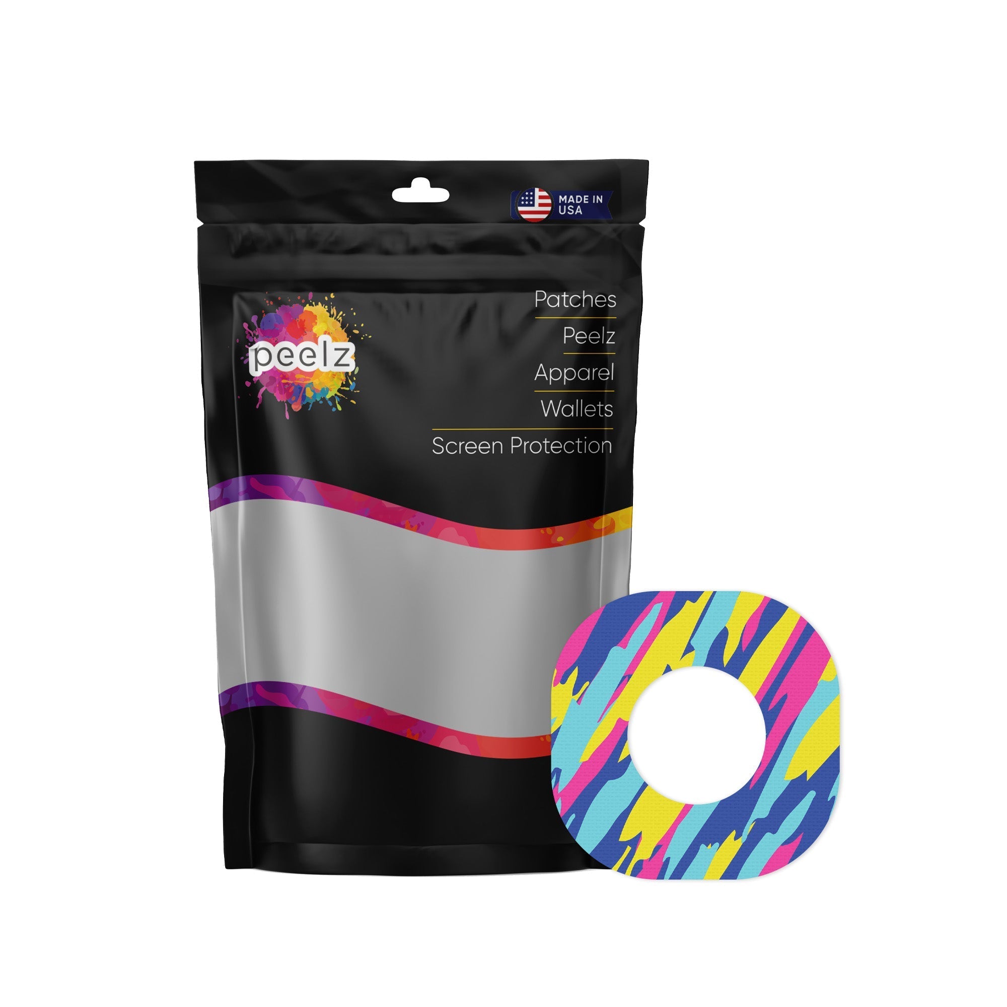 Summer Texture Dexcom G7 and Stelo Patch Tape - Pump Peelz Summer Texture Dexcom G7 and Stelo Patch Tape - Pump Peelz