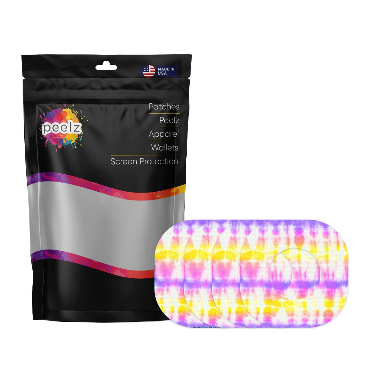 Sunburst Dexcom G7 and Stelo Patch Tape - Pump Peelz Sunburst Dexcom G7 and Stelo Patch Tape - Pump Peelz
