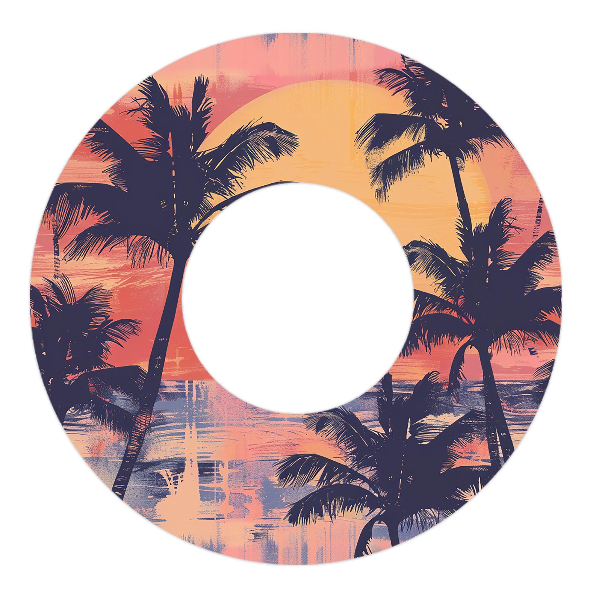 Sunset Serenade Freestyle Libre 2 Patch Tape - Pump Peelz Sunset Serenade Freestyle Libre 2 Patch Tape - Pump Peelz