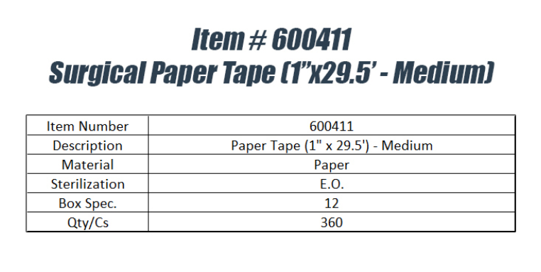 Paper Soft Surgical Tape 1 Inch x 29.5 ft-Medium- Hypoallergenic (360pcs) Paper Soft Surgical Tape 1 Inch x 29.5 ft-Medium- Hypoallergenic (360pcs)