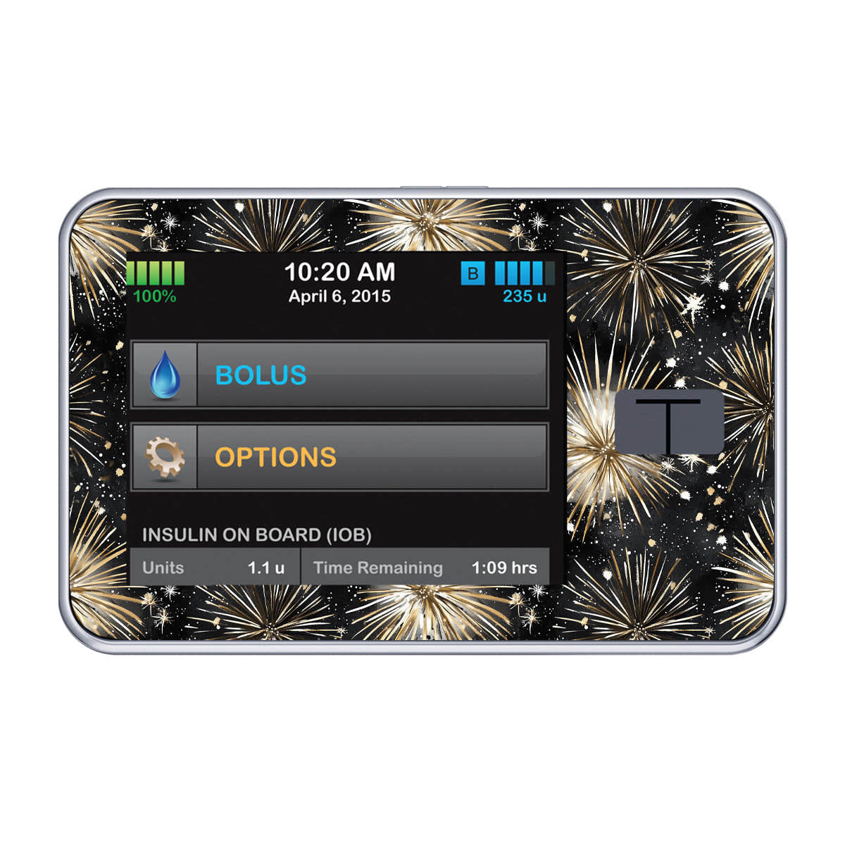 Fireworks Sticker for Tandem t:slim Fireworks Sticker for Tandem t:slim