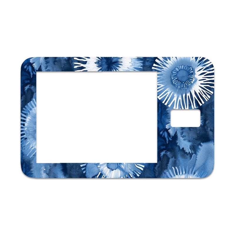Monochrome Blue Tie Dye Sticker for Tandem t:slim Monochrome Blue Tie Dye Sticker for Tandem t:slim