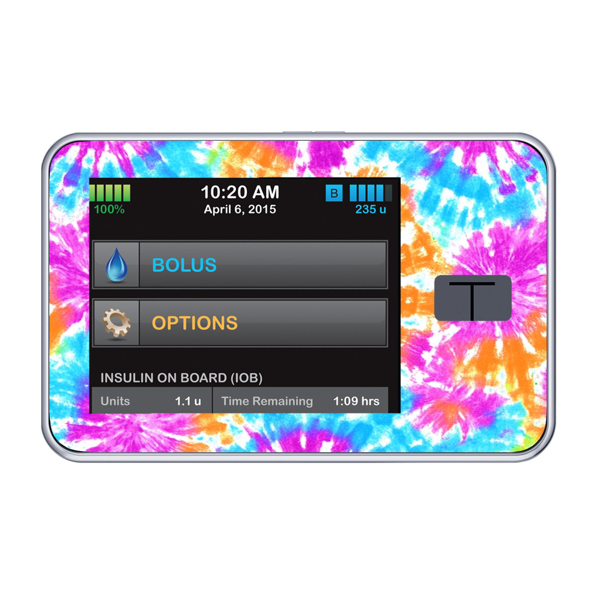 Neon Tie Dye Sticker for Tandem t:slim Neon Tie Dye Sticker for Tandem t:slim