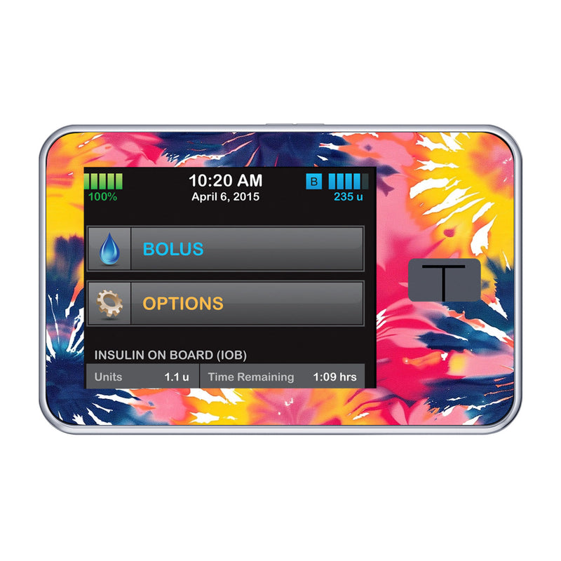 Summer Tie Dye Sticker for Tandem t:slim Summer Tie Dye Sticker for Tandem t:slim