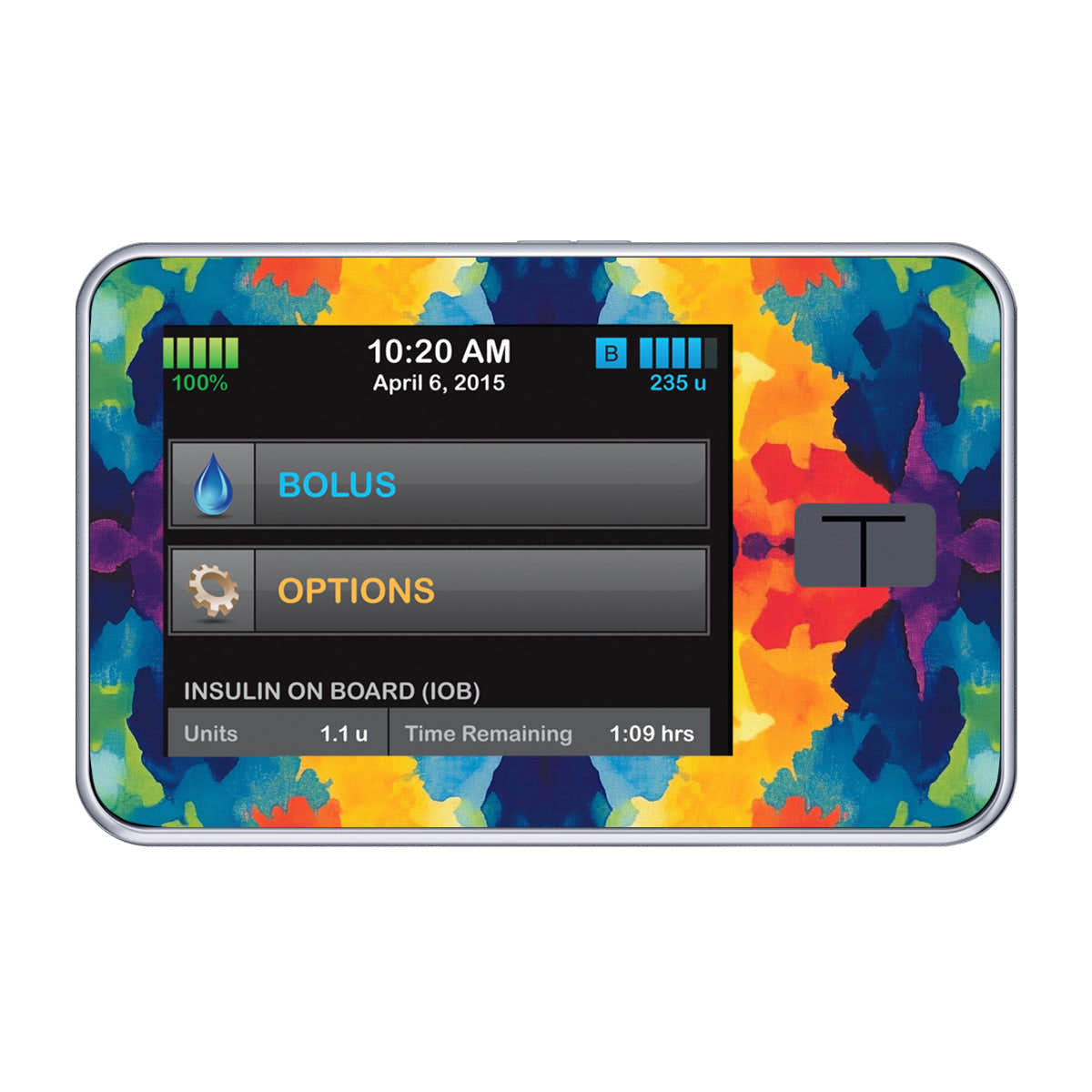 Bright Tie Dye Sticker for Tandem t:slim Bright Tie Dye Sticker for Tandem t:slim