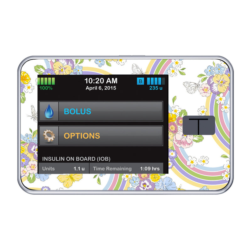 Rainbow Blooms Sticker for Tandem t:slim Rainbow Blooms Sticker for Tandem t:slim