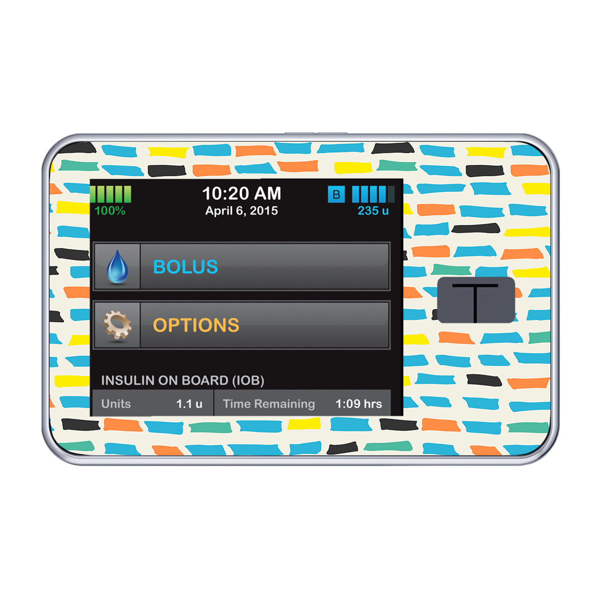 Colorful Sticks Tandem t:slim X2 - Pump Peelz Colorful Sticks Tandem t:slim X2 - Pump Peelz