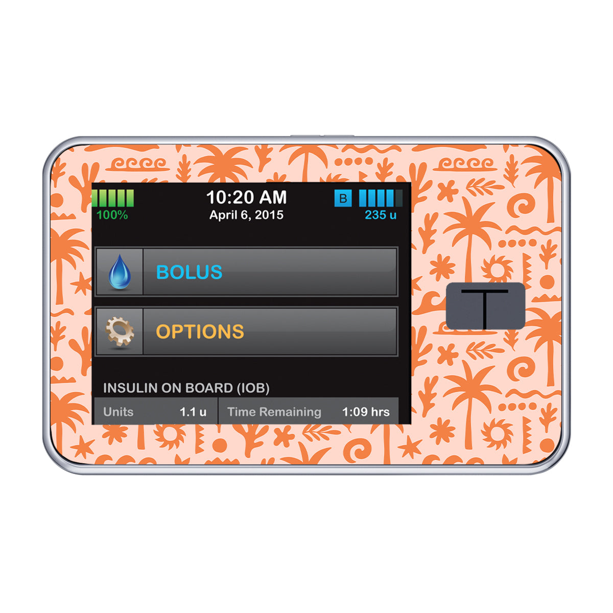 Terracotta Tides Sticker for Tandem t:slim t:slim X2 - Pump Peelz Terracotta Tides Sticker for Tandem t:slim t:slim X2 - Pump Peelz