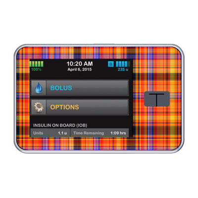 Pumpkin Plaid Tandem t:slim X2 - Pump Peelz Pumpkin Plaid Tandem t:slim X2 - Pump Peelz