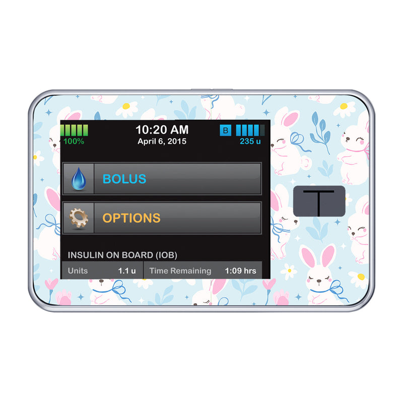 Sweet Bunnies Tandem t:slim X2 - Pump Peelz Sweet Bunnies Tandem t:slim X2 - Pump Peelz