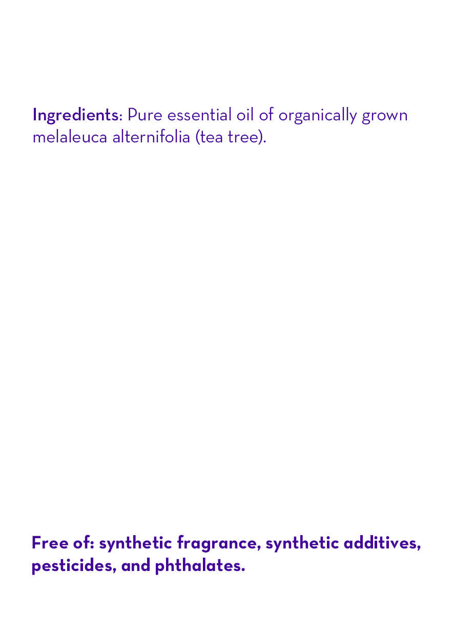 Tea Tree™ Pure Oil Tea Tree™ Pure Oil