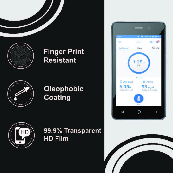Tempered Glass Screen Protector for Omnipod® DASH PDM – Pump Peelz Tempered Glass Screen Protector for Omnipod® DASH PDM – Pump Peelz