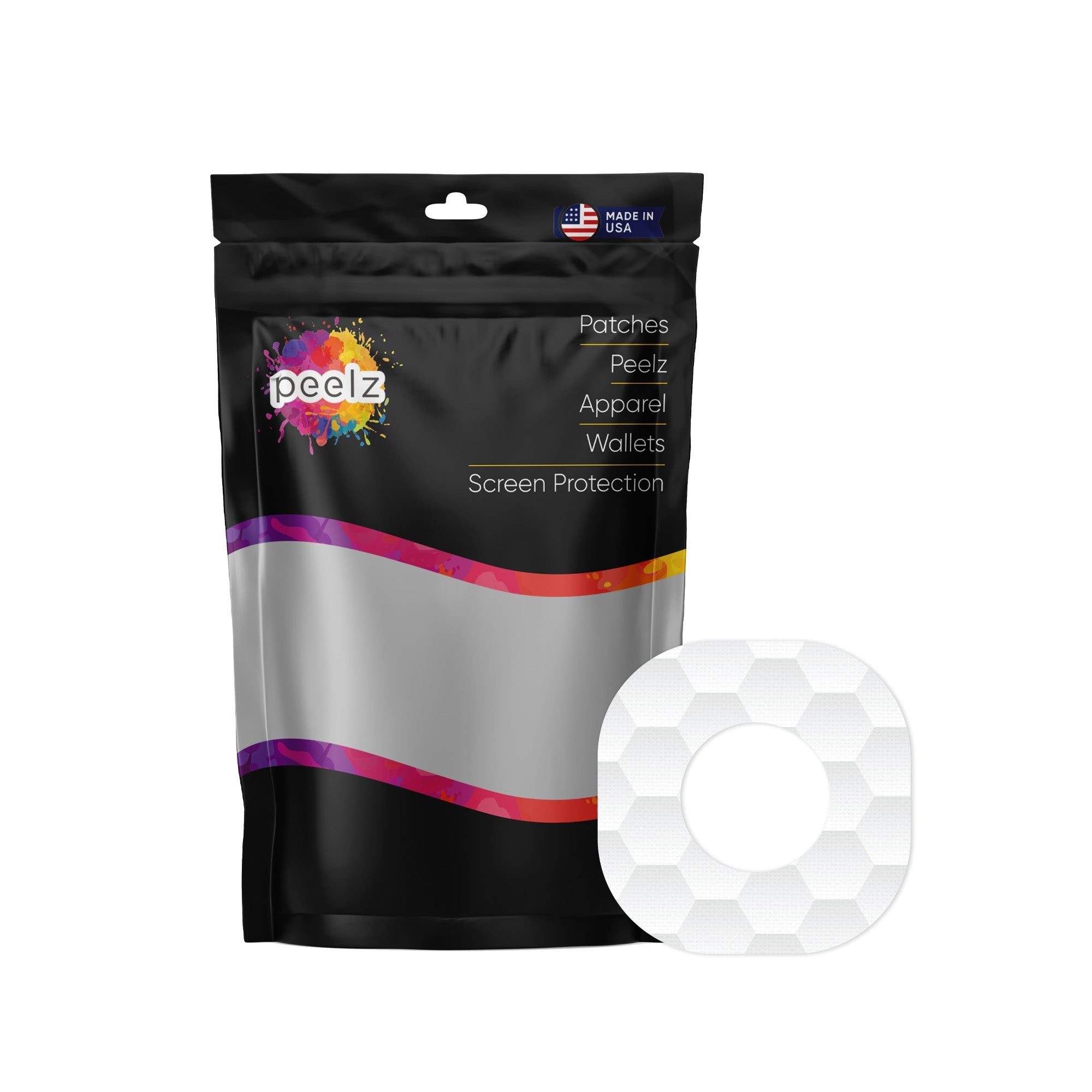 Tessellation Dexcom G7 and Stelo Patch Tape - Pump Peelz Tessellation Dexcom G7 and Stelo Patch Tape - Pump Peelz