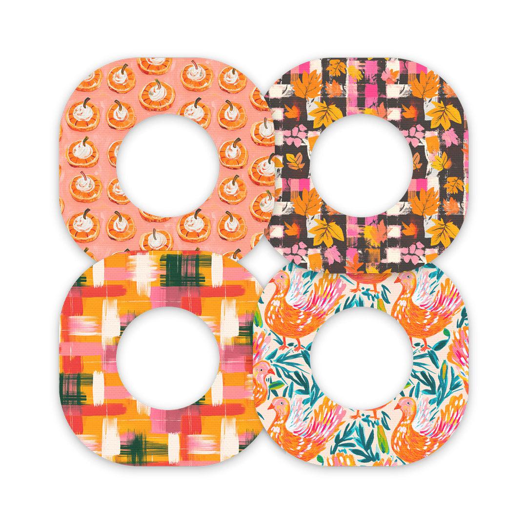 Thankful Variety Dexcom G7 and Stelo Patch Tape - Pump Peelz Thankful Variety Dexcom G7 and Stelo Patch Tape - Pump Peelz