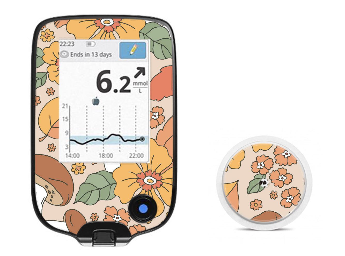 Thanksgiving Floral Freestyle Libre 2 Thanksgiving Floral Freestyle Libre 2