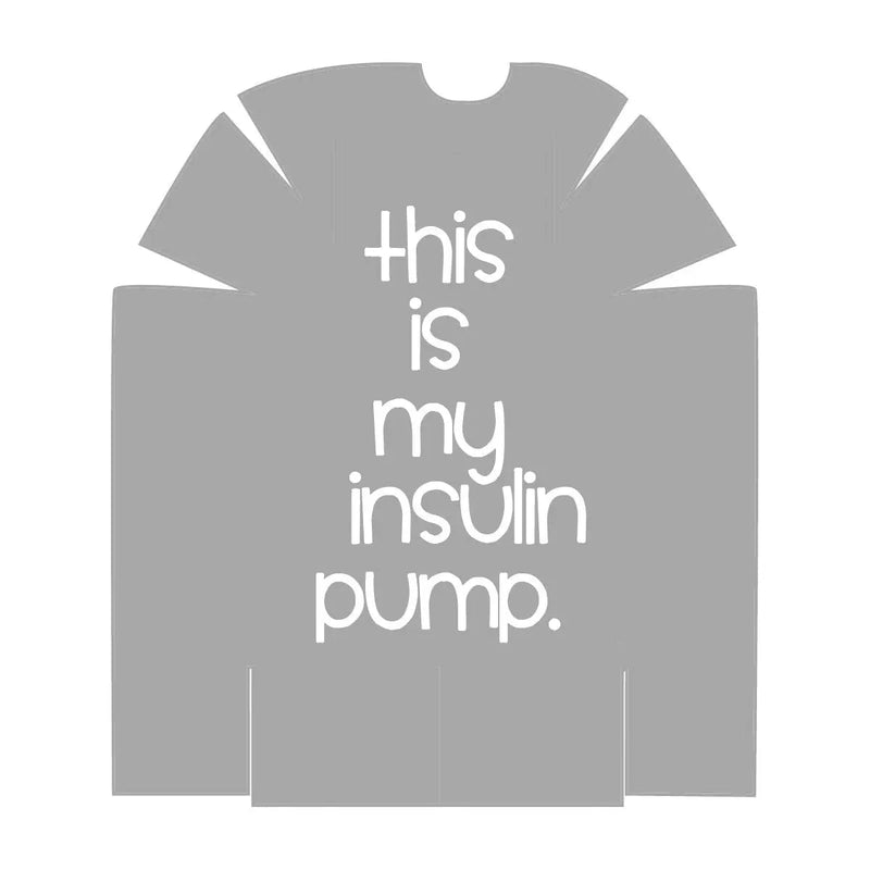This is my insulin pump - Grey - Pod Sticker – Pump Peelz This is my insulin pump - Grey - Pod Sticker – Pump Peelz
