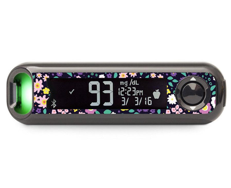 Tiny Flowers Bayer Contour© Next One Glucometer Tiny Flowers Bayer Contour© Next One Glucometer
