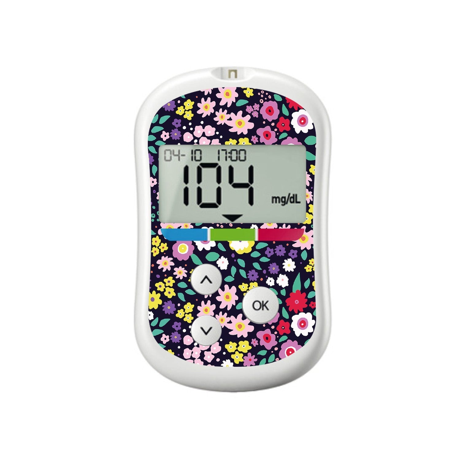 Tiny Flowers OneTouch Verio Flex Glucometer Tiny Flowers OneTouch Verio Flex Glucometer