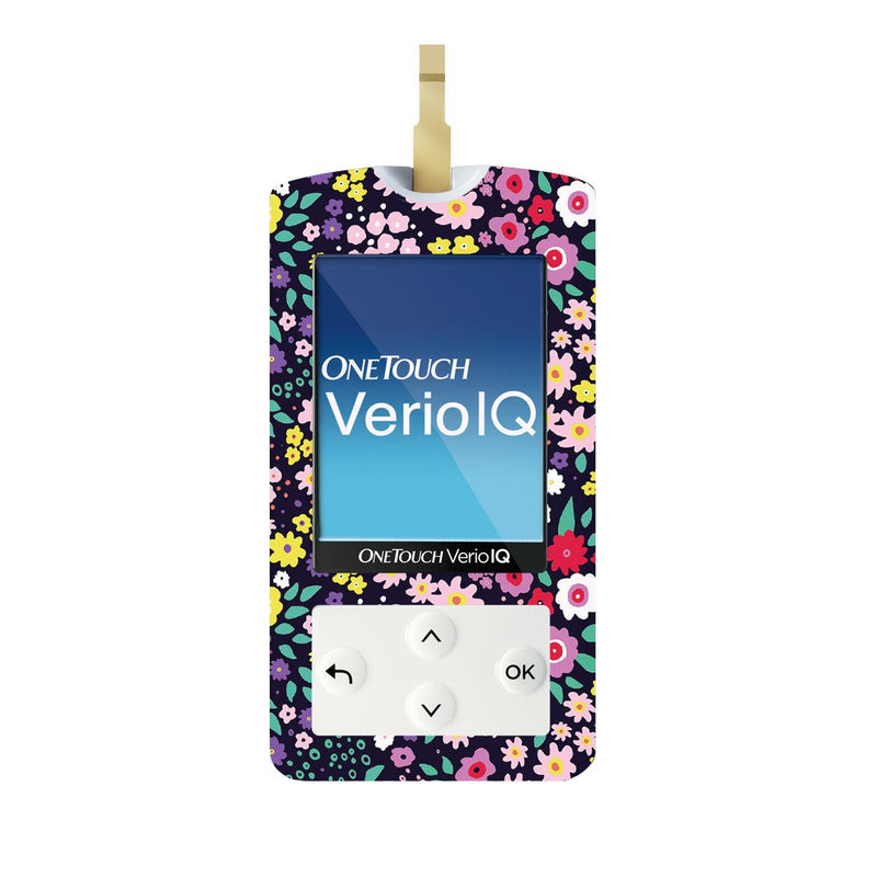 Tiny Flowers OneTouch Verio IQ Glucometer Tiny Flowers OneTouch Verio IQ Glucometer