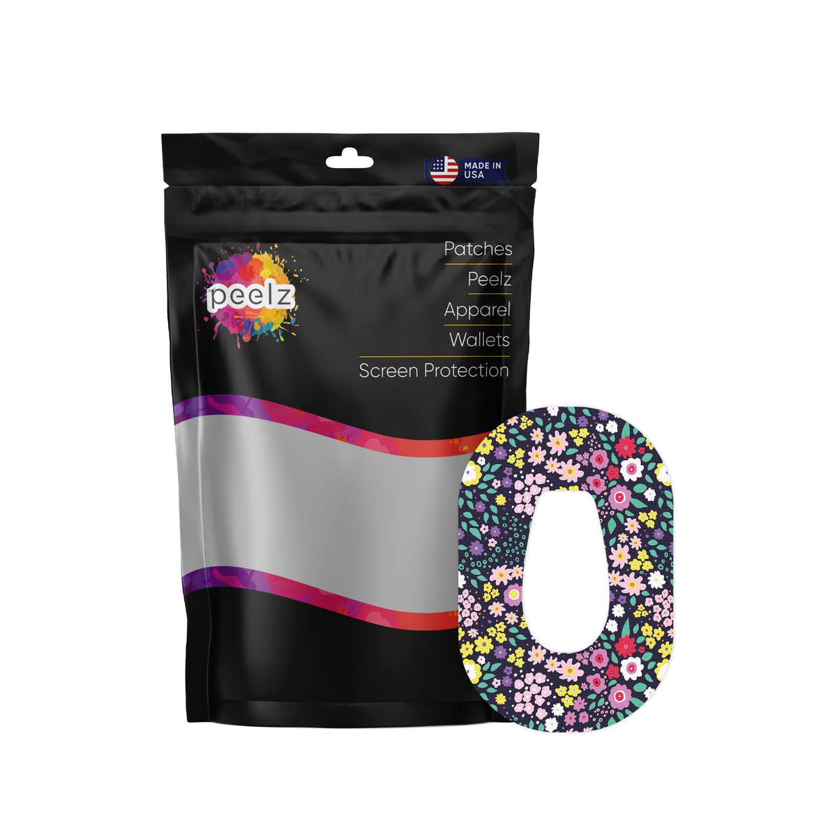 Tiny Flowers Dexcom G6 Patch Tape - Pump Peelz Tiny Flowers Dexcom G6 Patch Tape - Pump Peelz