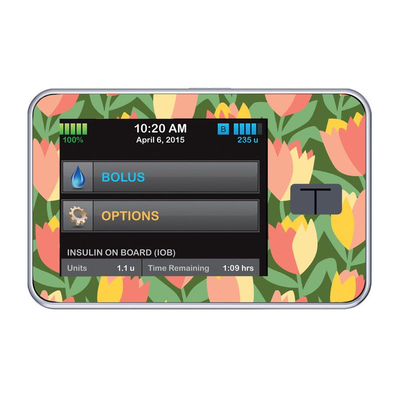 Tons Of Tulips Sticker for Tandem t:slim Tons Of Tulips Sticker for Tandem t:slim