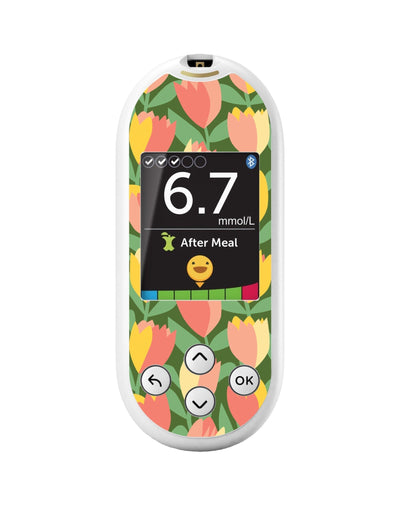 Tons Of Tulips for OneTouch Verio Reflect Glucometer Tons Of Tulips for OneTouch Verio Reflect Glucometer